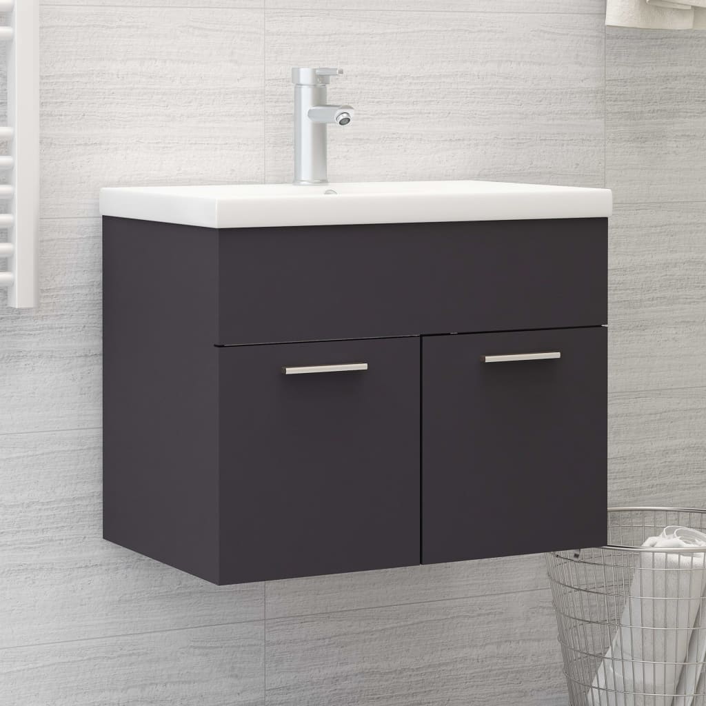 Sink Cabinet With Built-In Basin Engineered Wood