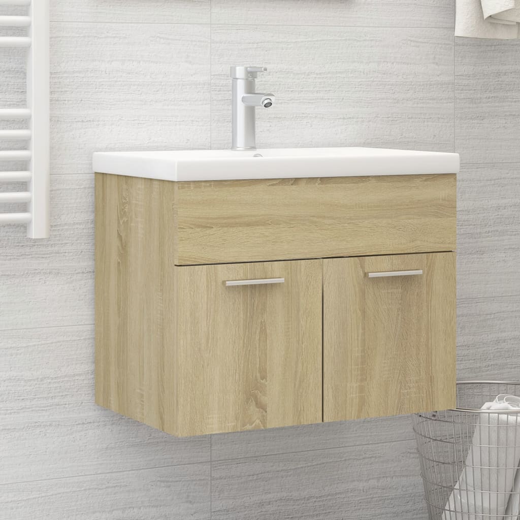 Sink Cabinet With Built-In Basin Engineered Wood