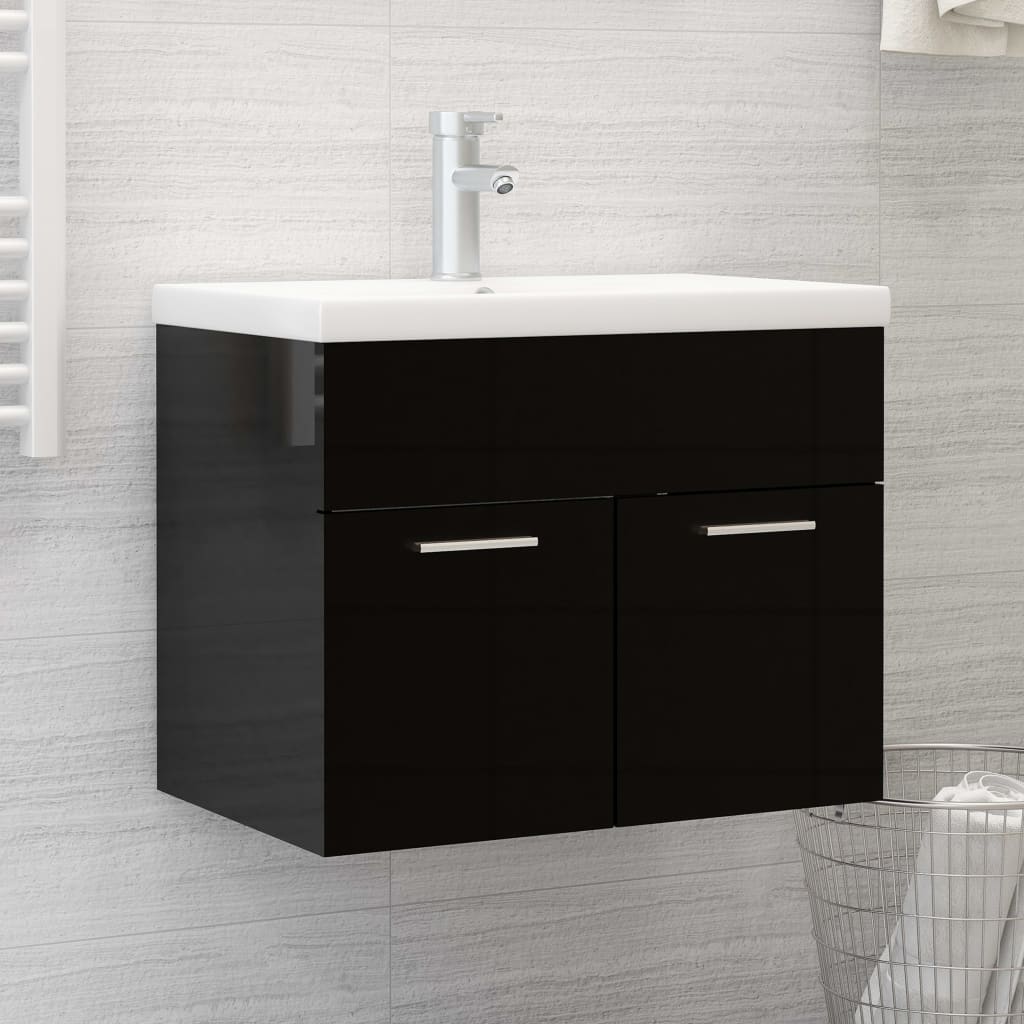 Sink Cabinet With Built-In Basin Engineered Wood