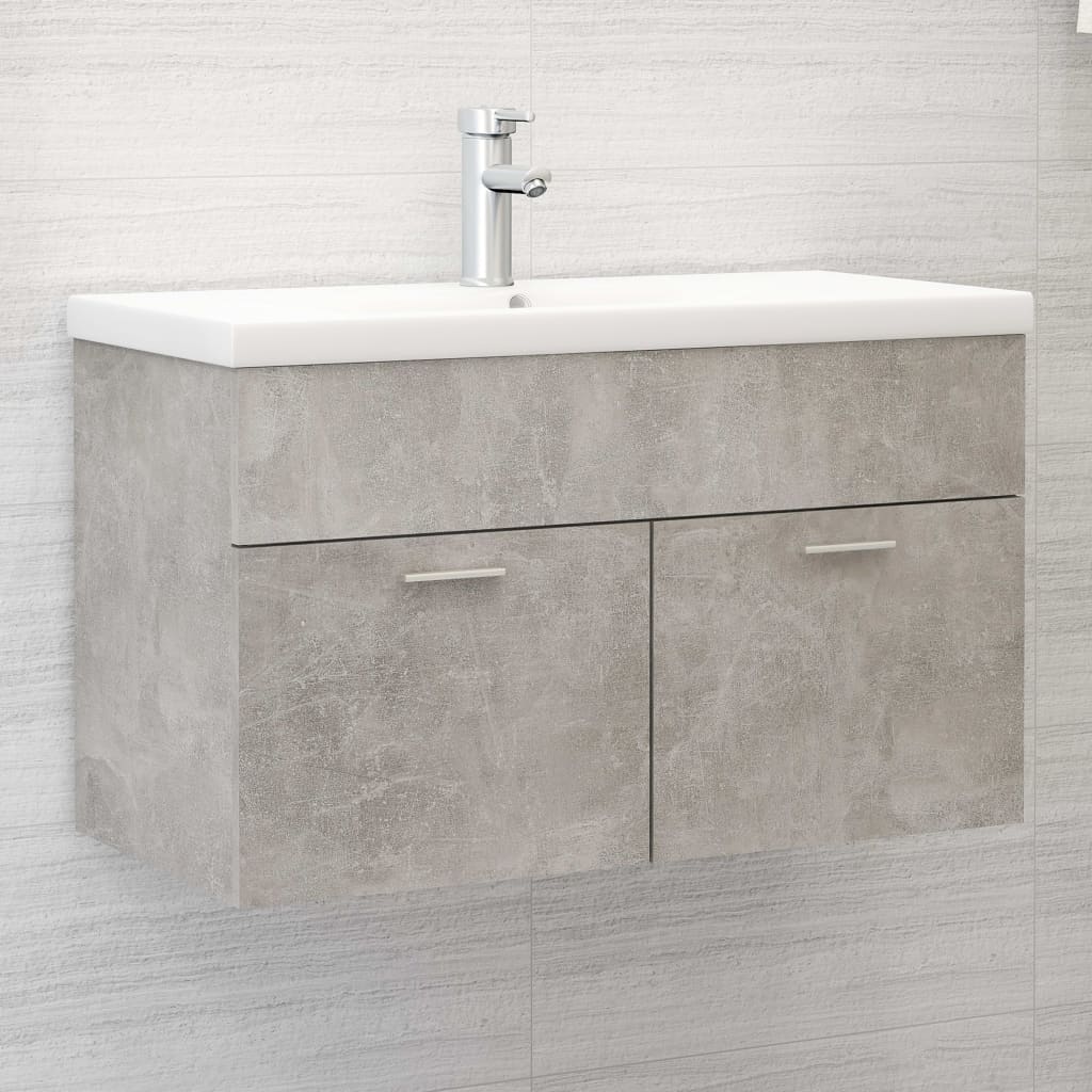 Sink Cabinet With Built-In Basin Engineered Wood