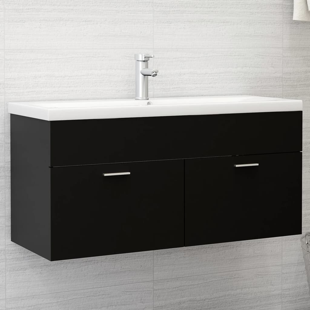 Sink Cabinet With Built-In Basin Engineered Wood