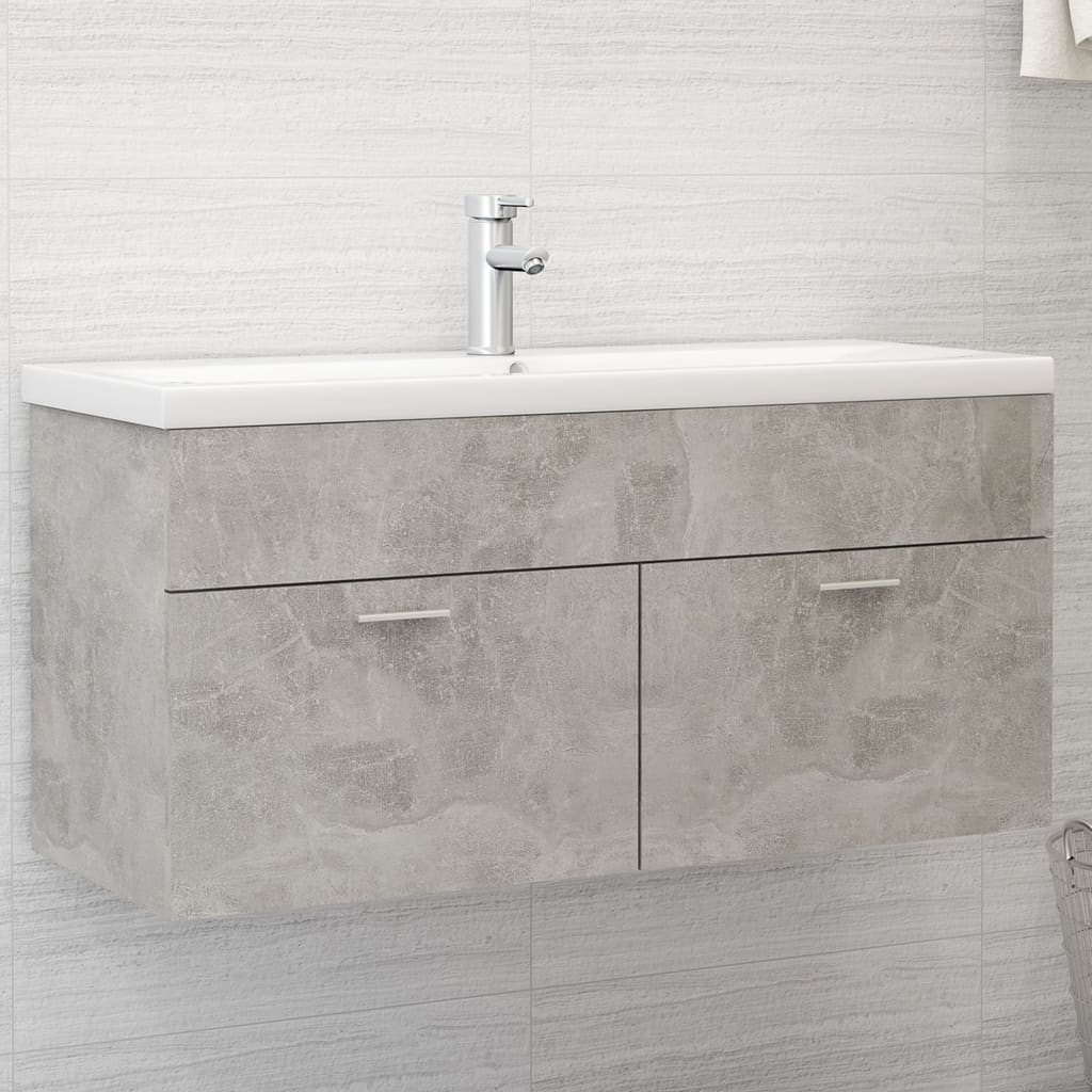 Sink Cabinet With Built-In Basin Engineered Wood