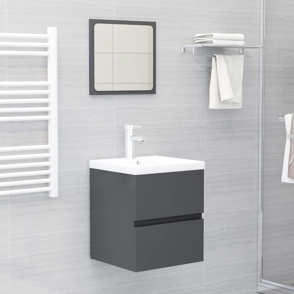 Bathroom Furniture Set Engineered Wood