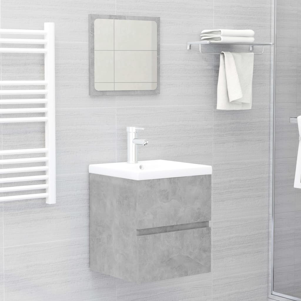 Bathroom Furniture Set Engineered Wood