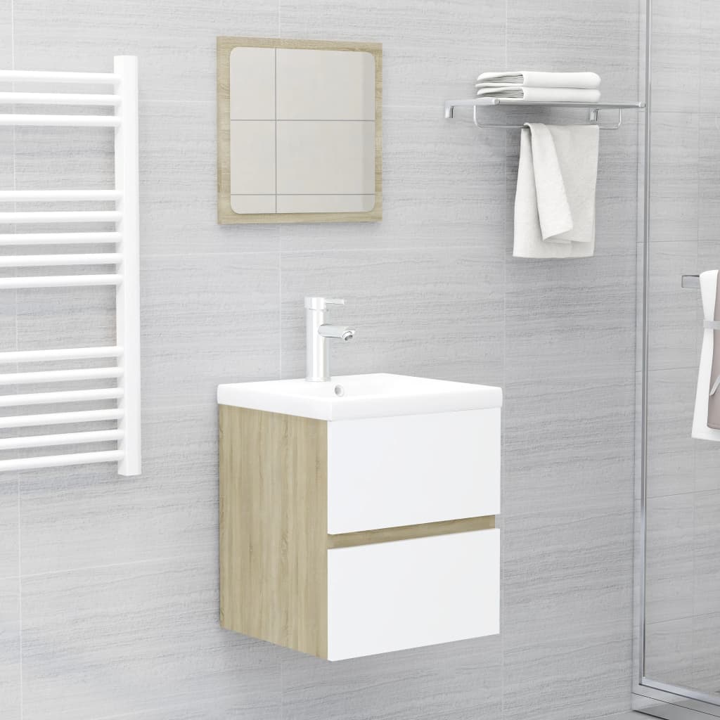 Bathroom Furniture Set Engineered Wood