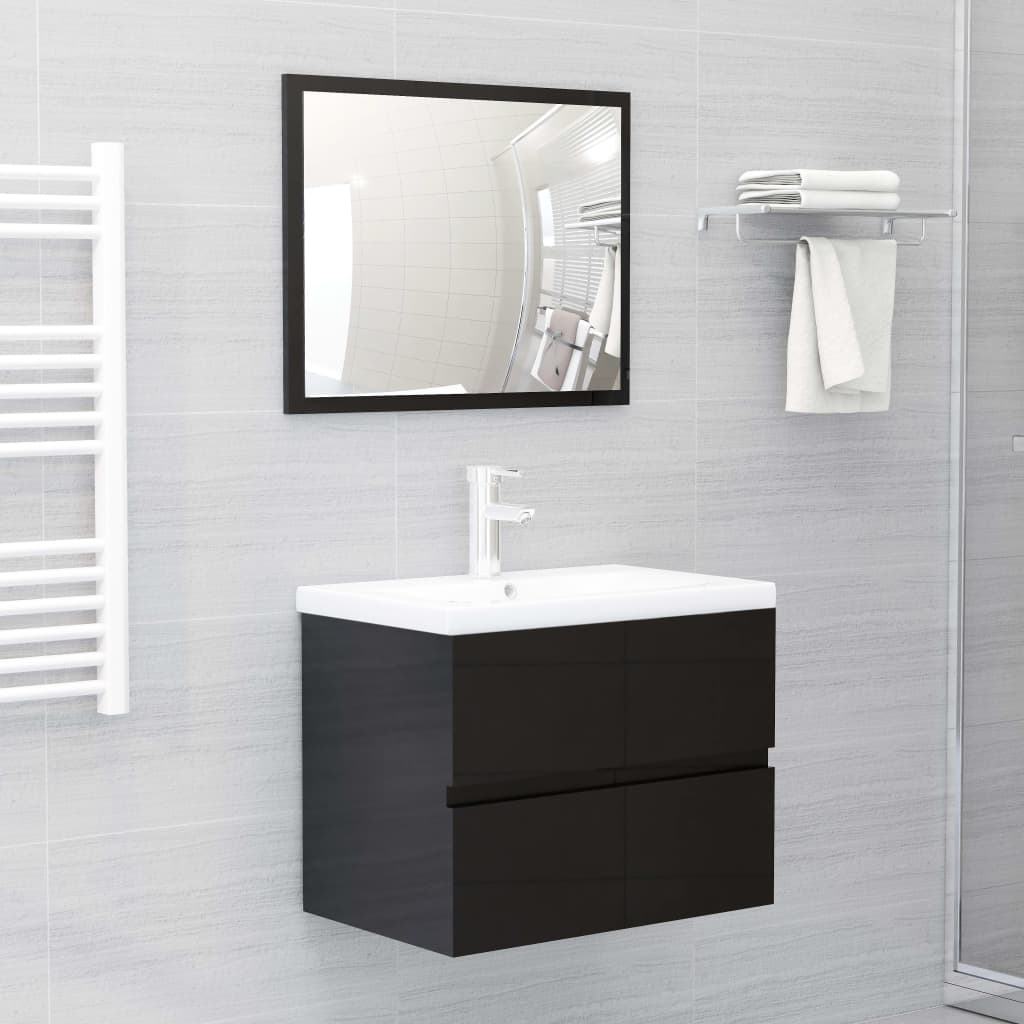Bathroom Furniture Set Engineered Wood