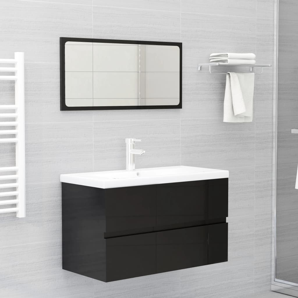 Bathroom Furniture Set Engineered Wood