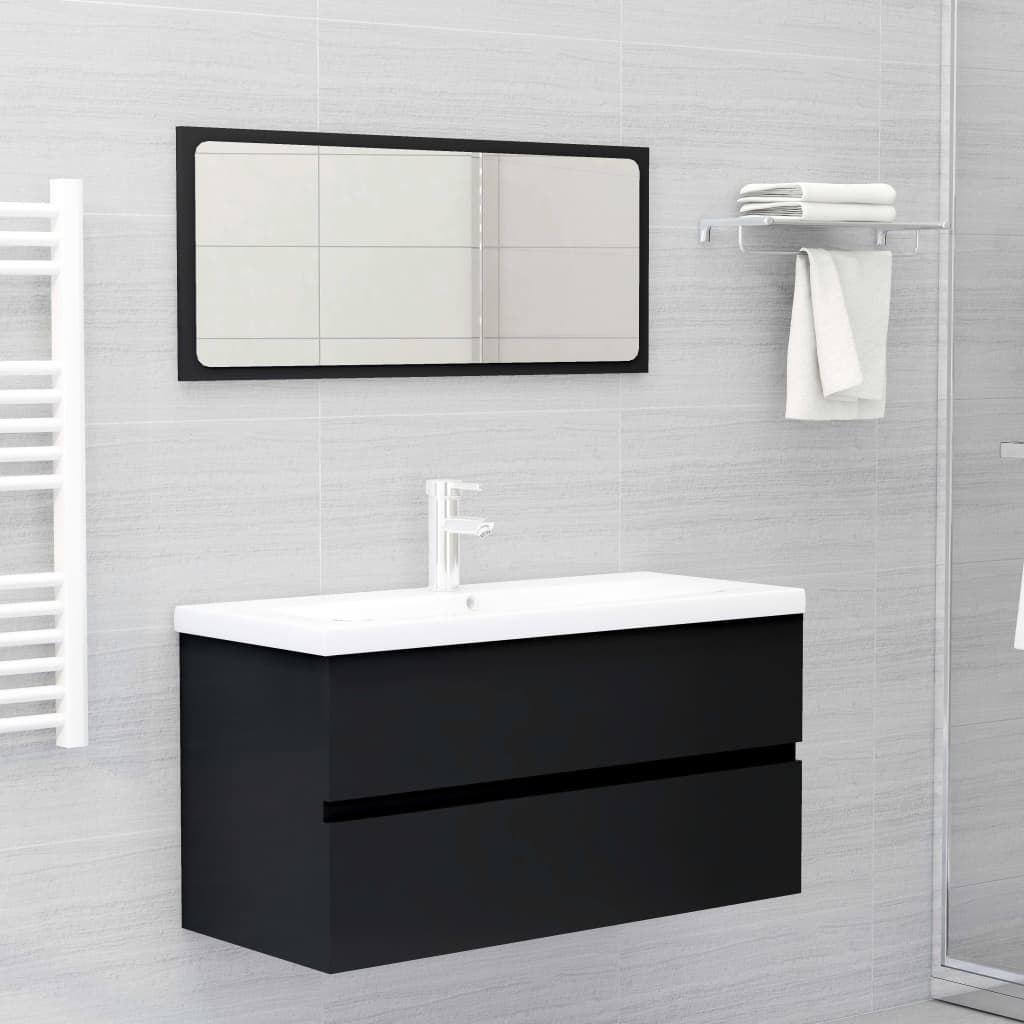 Bathroom Furniture Set Engineered Wood