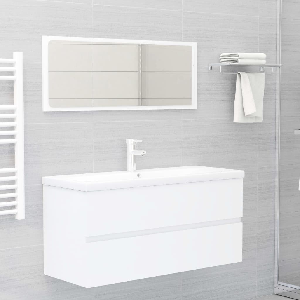 Bathroom Furniture Set Engineered Wood