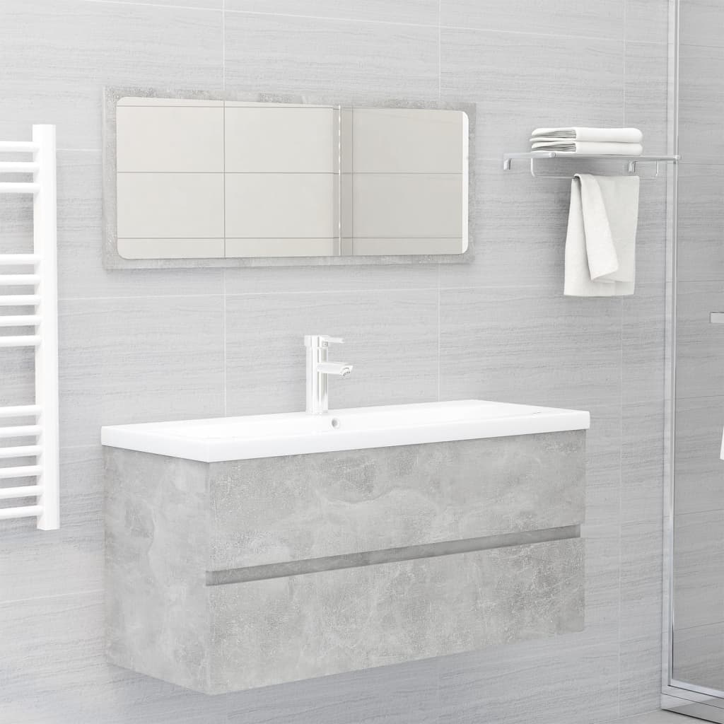 Bathroom Furniture Set Engineered Wood