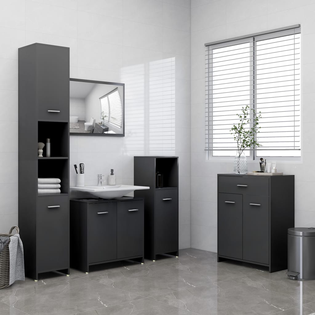 4 Piece Bathroom Furniture Set