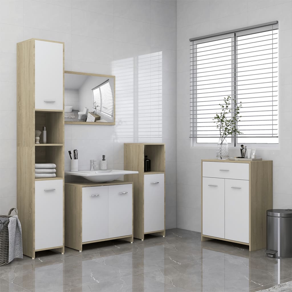 4 Piece Bathroom Furniture Set