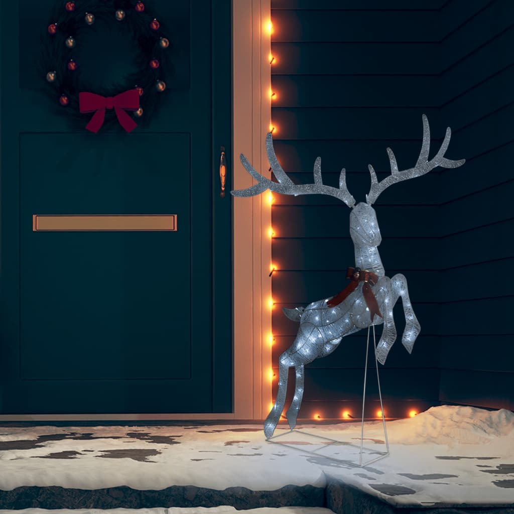 Flying Reindeer Christmas Decoration 120 Leds Cold