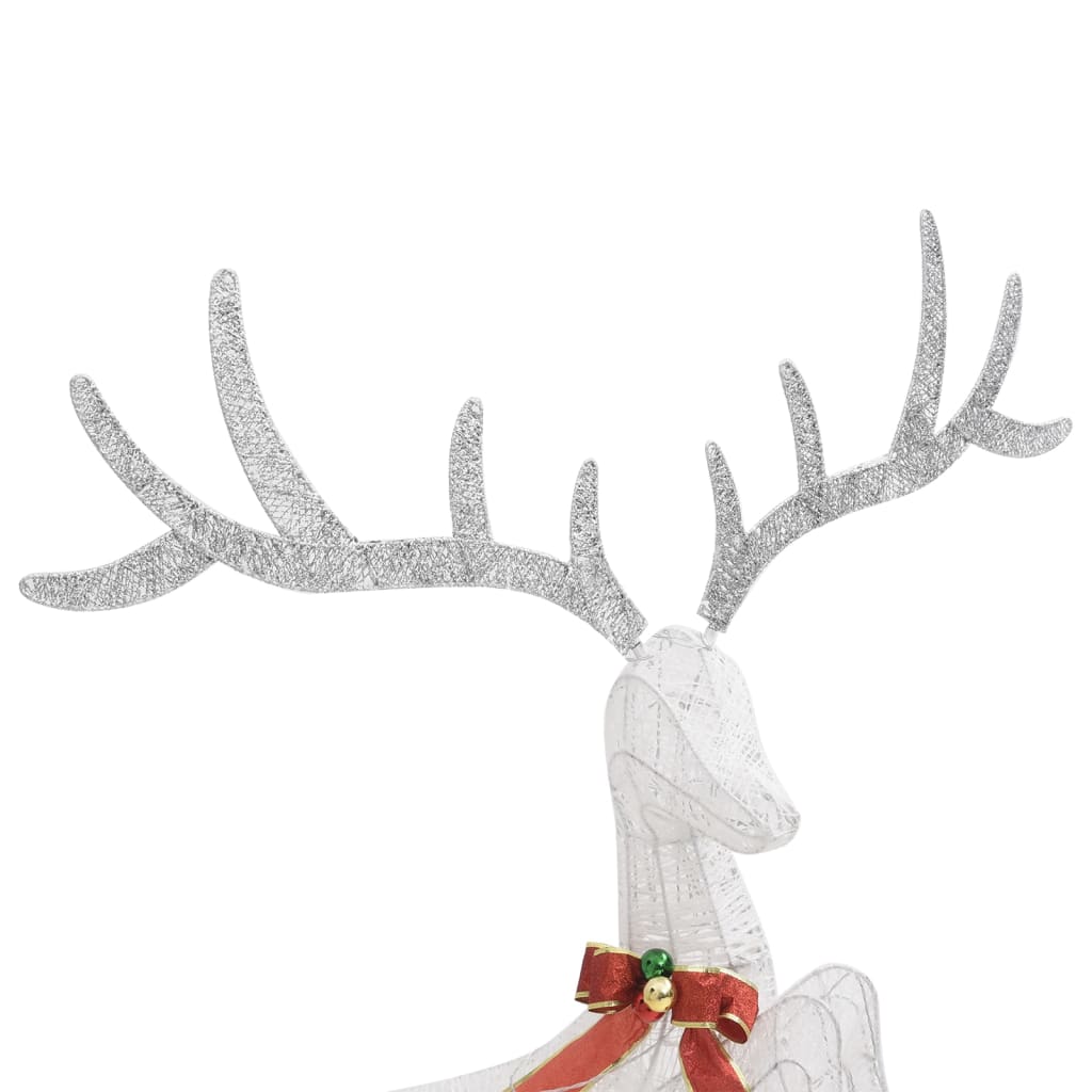 Flying Reindeer Christmas Decoration 120 Leds Cold