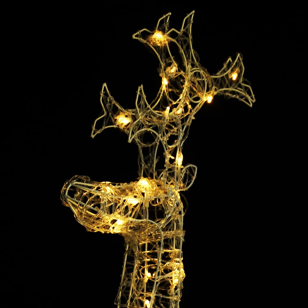 Reindeer Christmas Decoration 90 Leds Acrylic