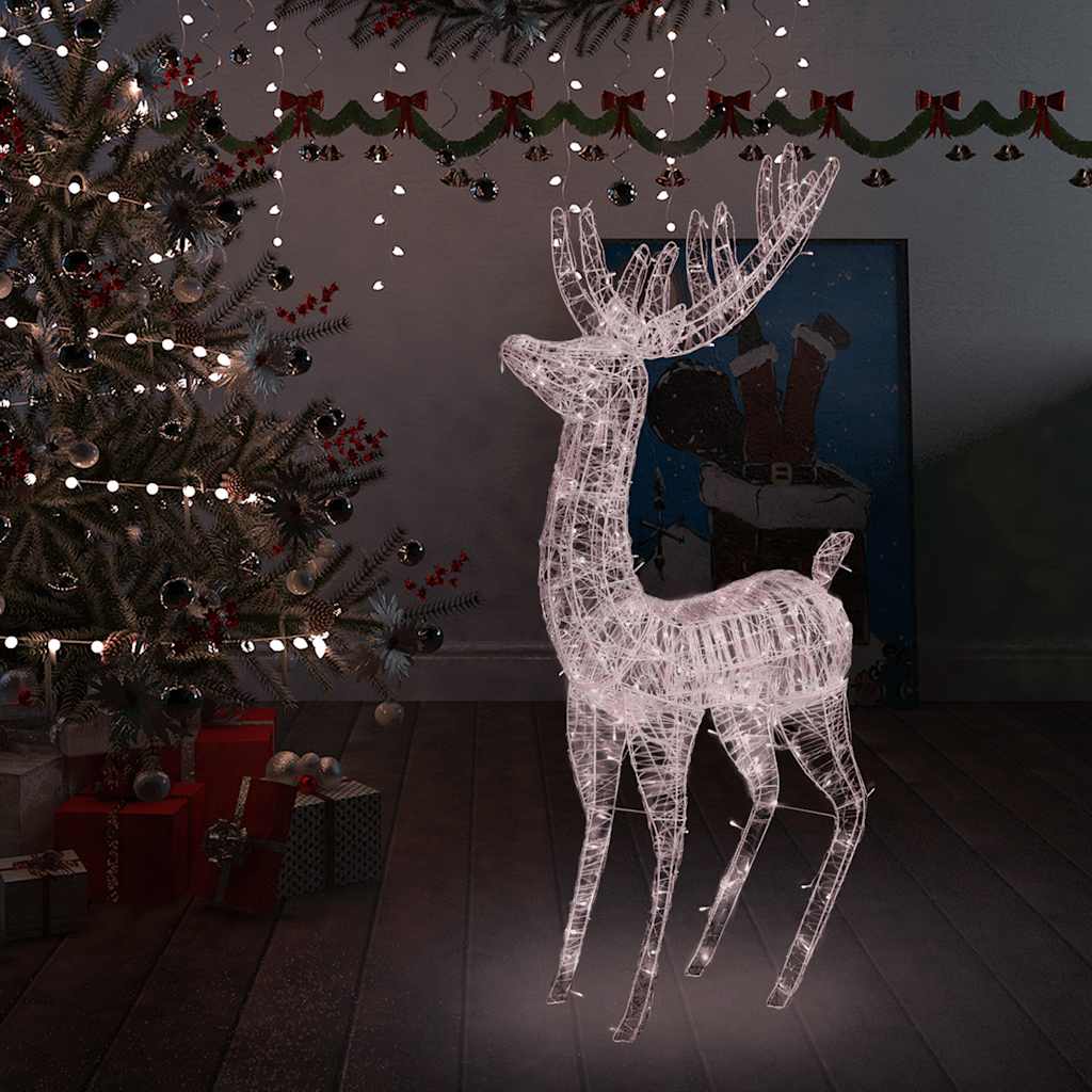 Reindeer Christmas Decoration 90 Leds Acrylic