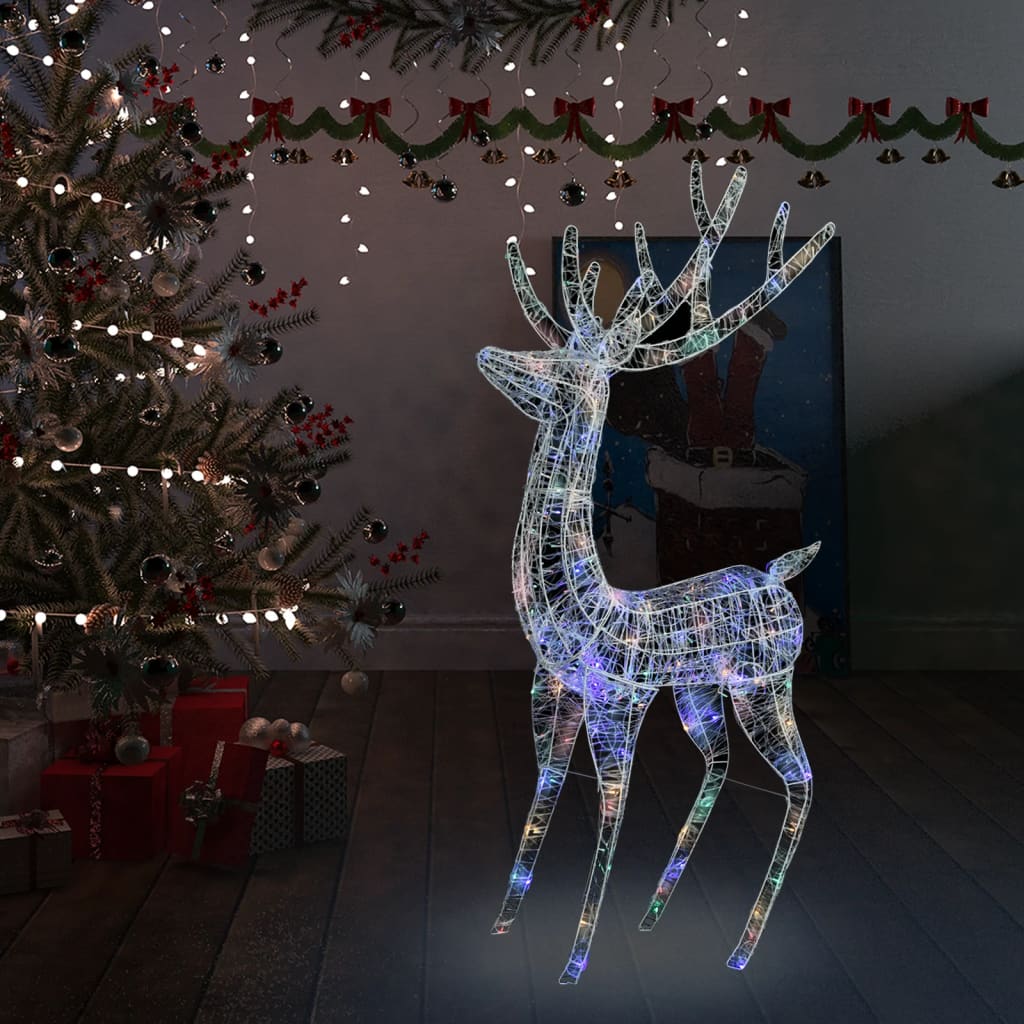 Reindeer Christmas Decoration 90 Leds Acrylic