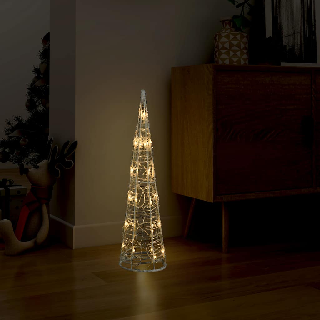 Acrylic Decorative Pyramid Led Light Cone