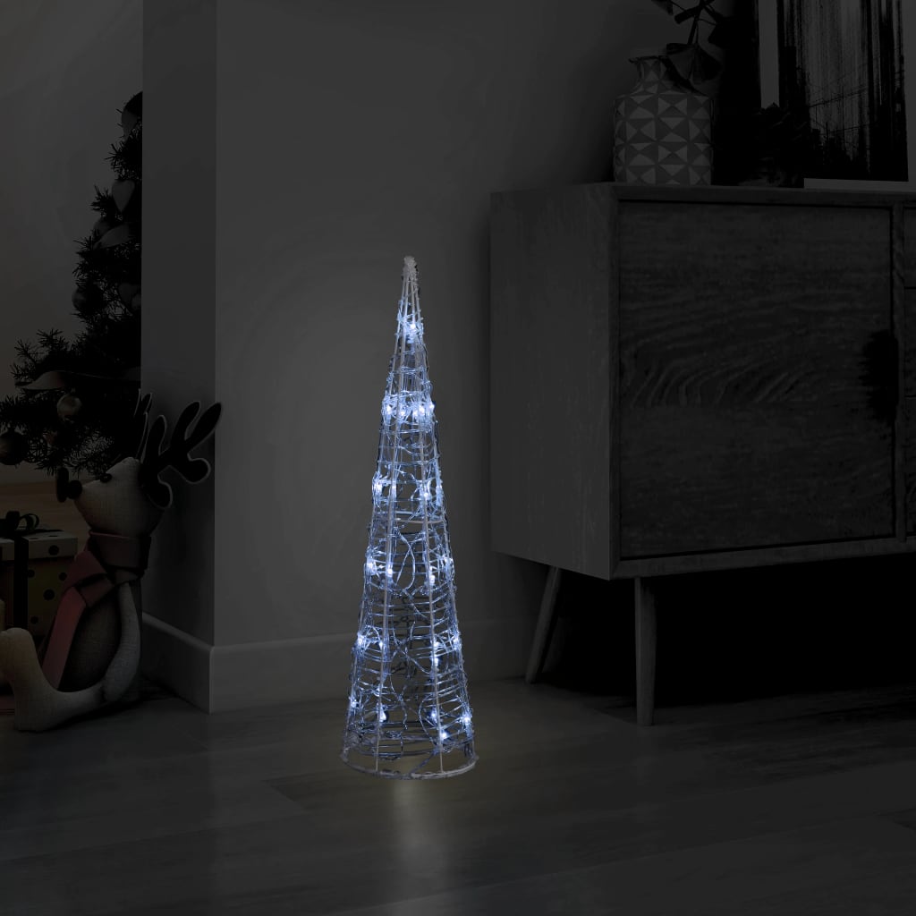 Acrylic Decorative Pyramid Led Light Cone