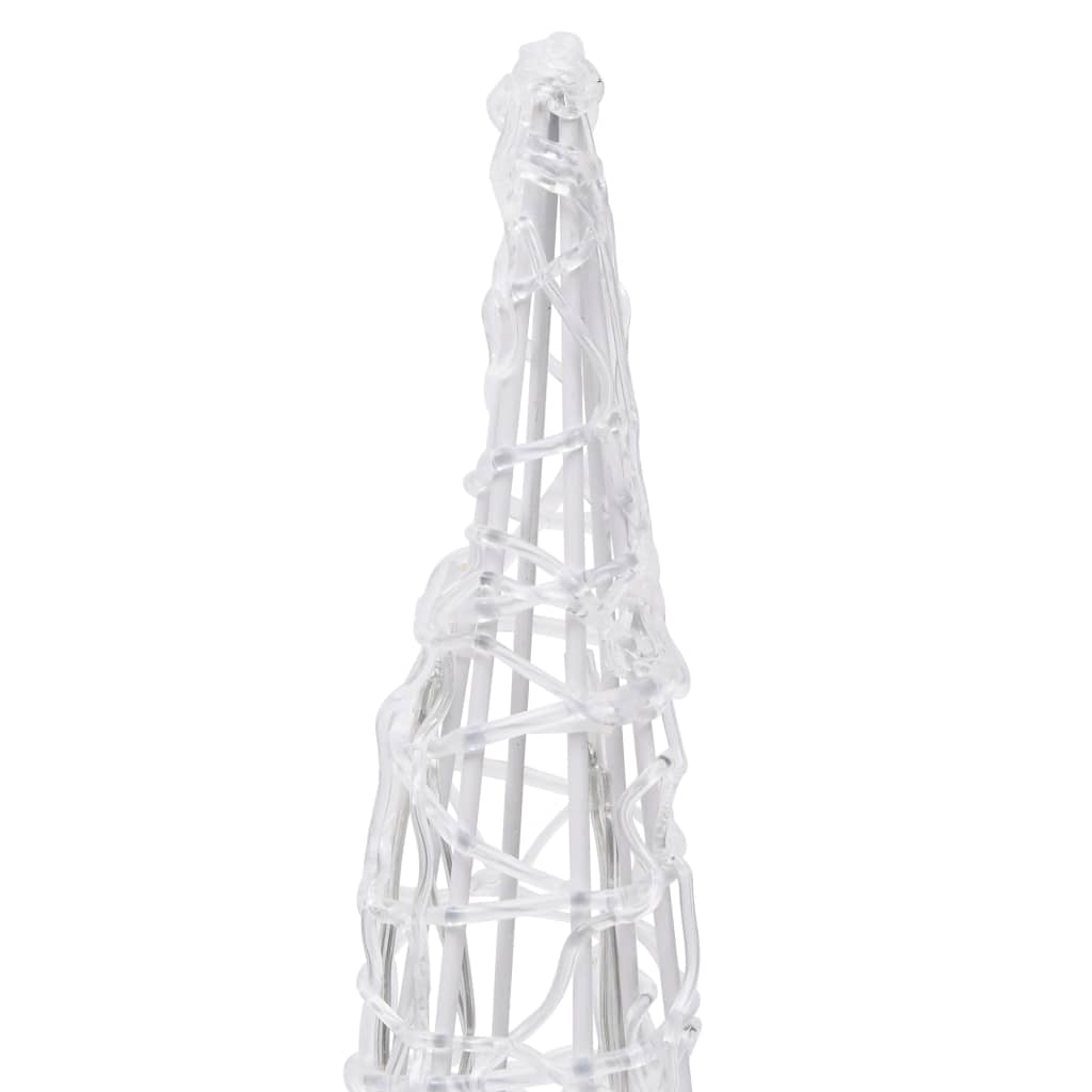 Acrylic Decorative Pyramid Led Light Cone