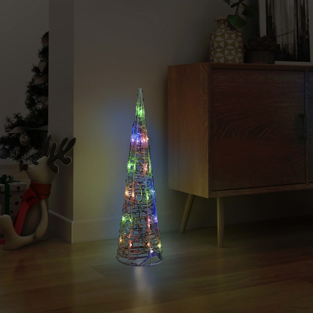 Acrylic Decorative Pyramid Led Light Cone