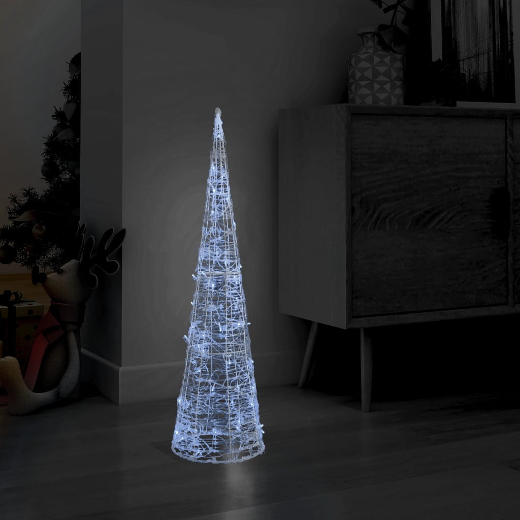 Acrylic Decorative Pyramid Led Light Cone