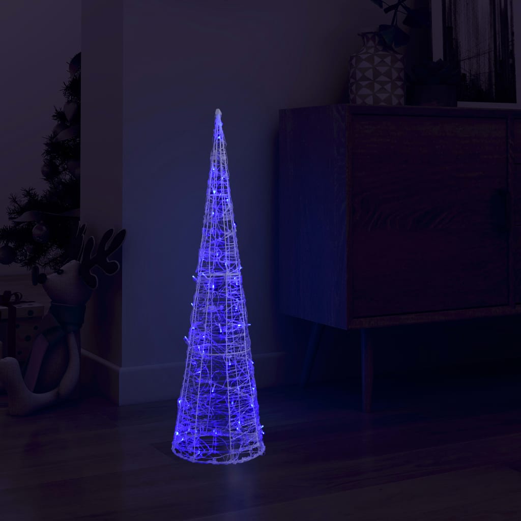 Acrylic Decorative Pyramid Led Light Cone