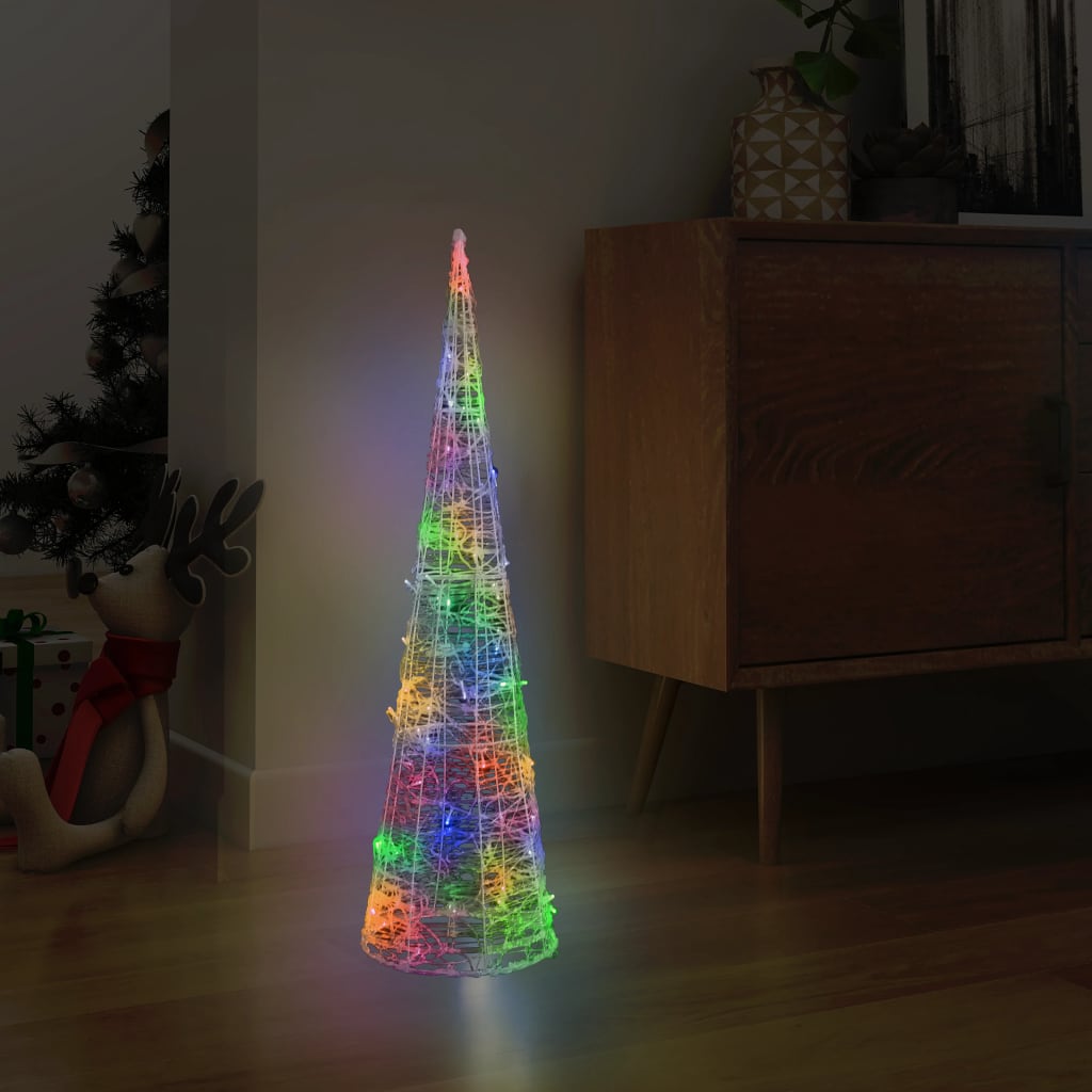 Acrylic Decorative Pyramid Led Light Cone