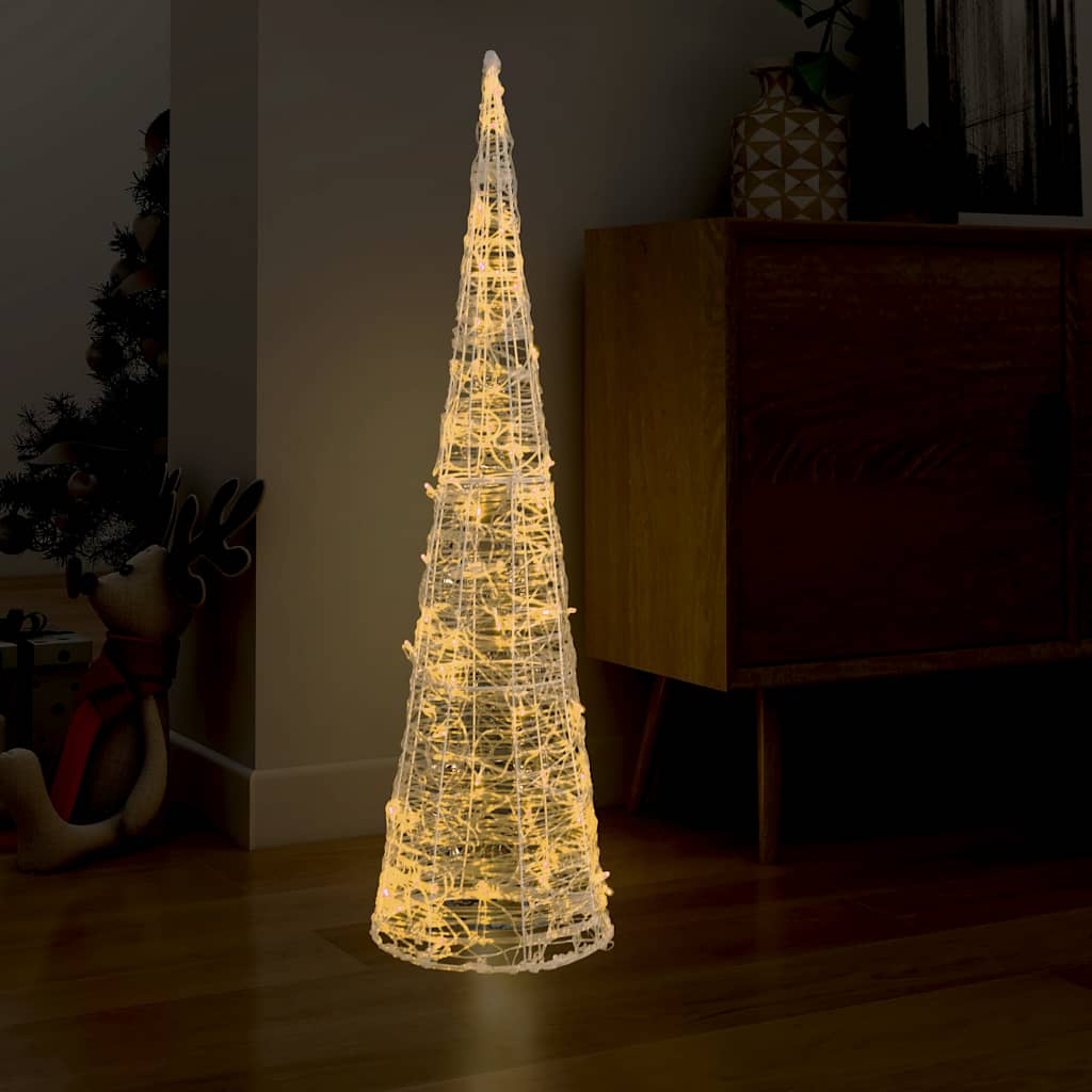 Acrylic Decorative Pyramid Led Light Cone