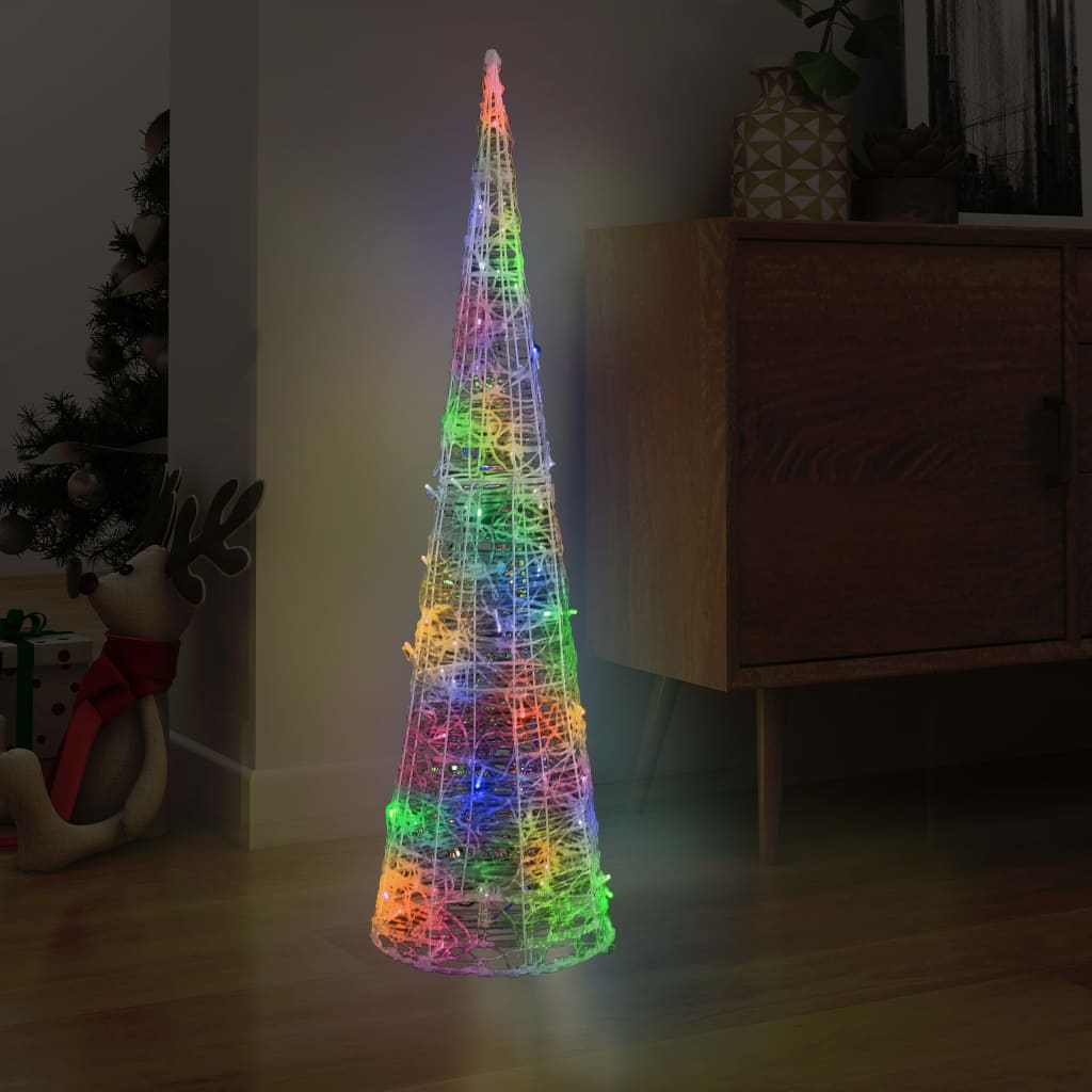 Acrylic Decorative Pyramid Led Light Cone