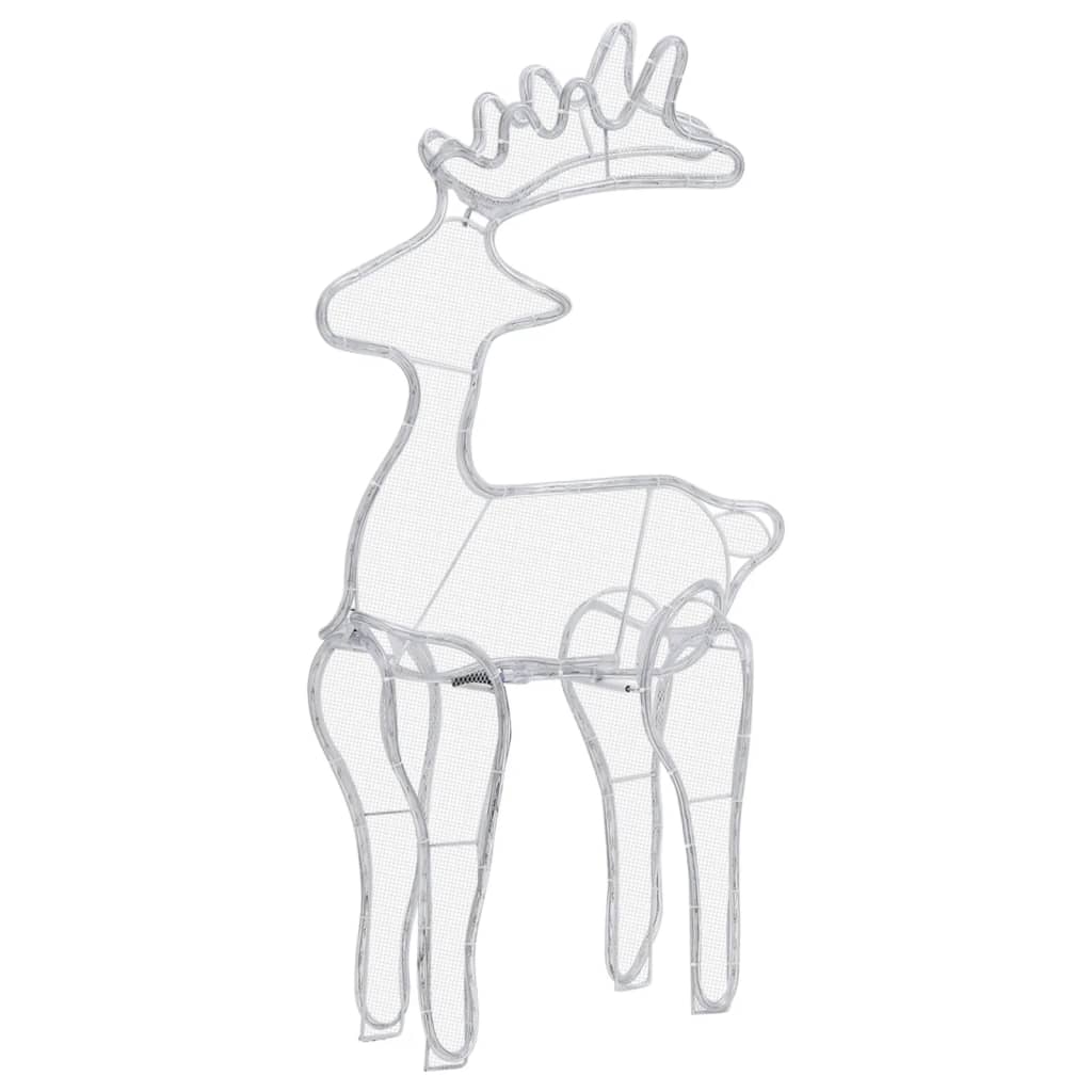 Reindeer Christmas Decoration With Mesh 306 Leds 60X24X89Cm