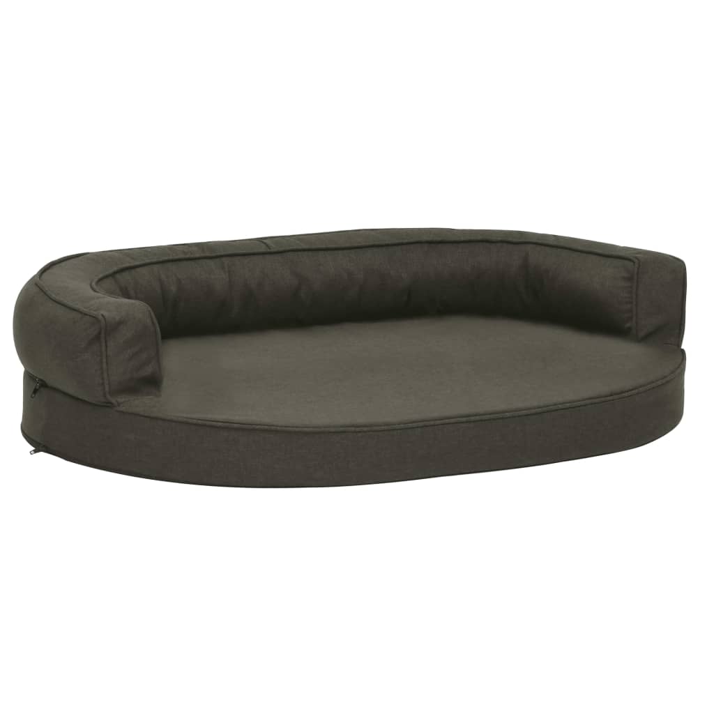 Ergonomic Dog Bed Mattress Linen Look