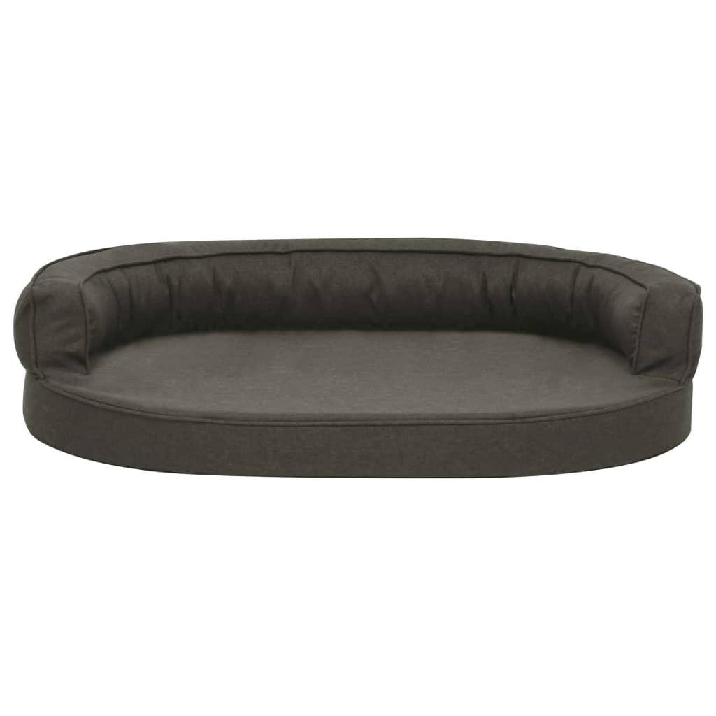 Ergonomic Dog Bed Mattress Linen Look