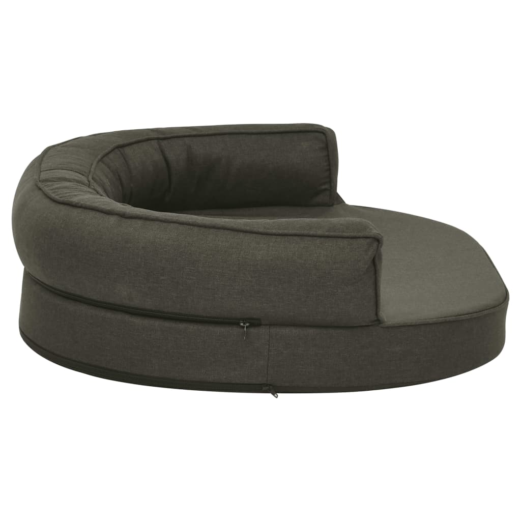 Ergonomic Dog Bed Mattress Linen Look