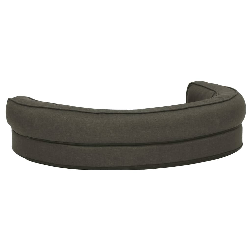 Ergonomic Dog Bed Mattress Linen Look