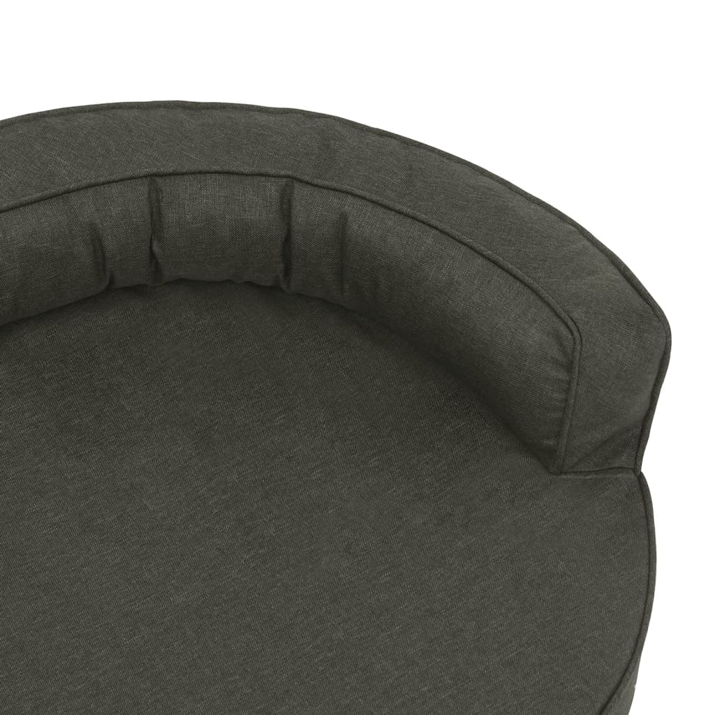 Ergonomic Dog Bed Mattress Linen Look