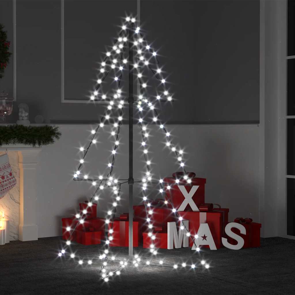 Christmas Cone Tree 200 Leds Indoor And Outdoor 98X150 Cm