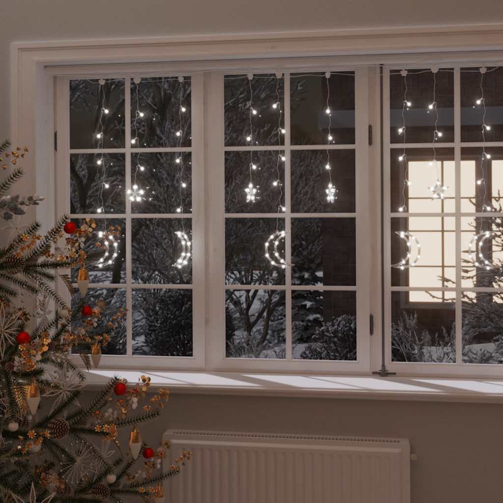 Star And Moon Fairy Lights Remote Control