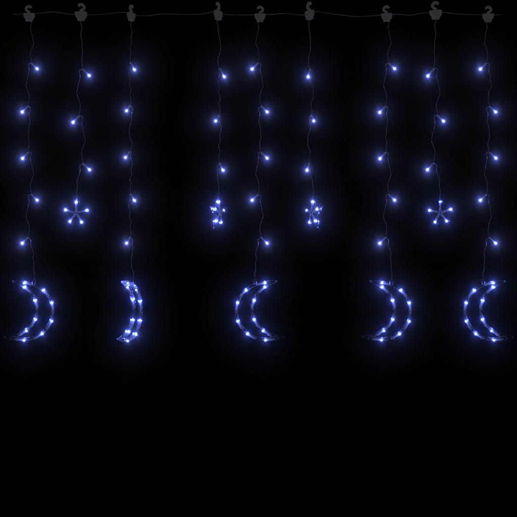 Star And Moon Fairy Lights Remote Control
