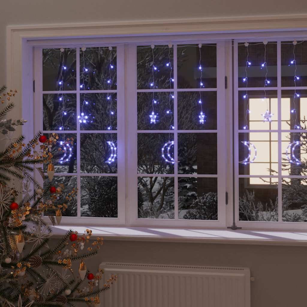 Star And Moon Fairy Lights Remote Control