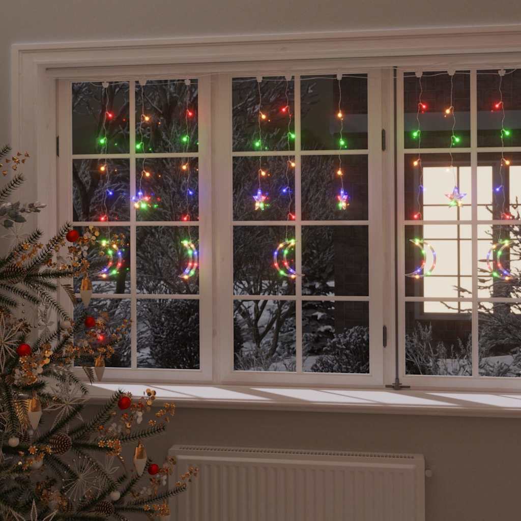 Star And Moon Fairy Lights Remote Control