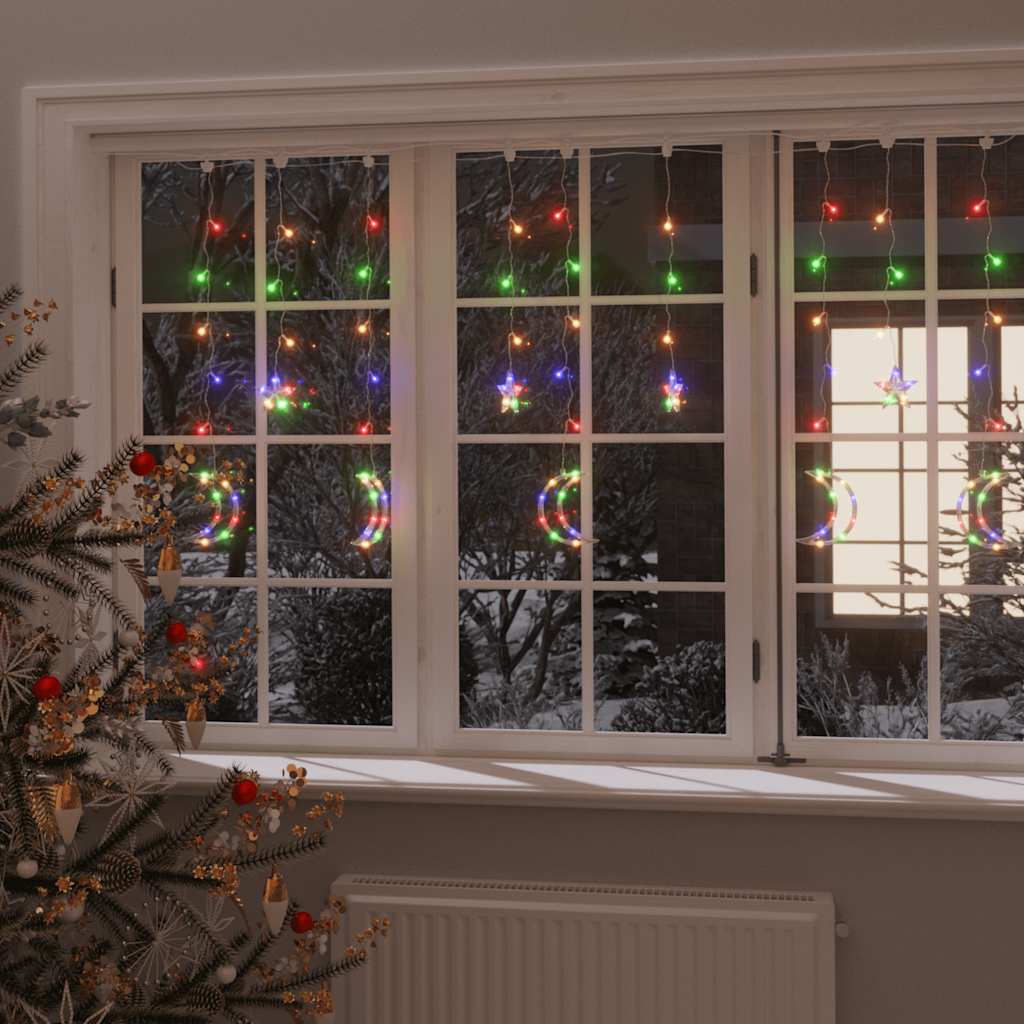 Star And Moon Fairy Lights Remote Control