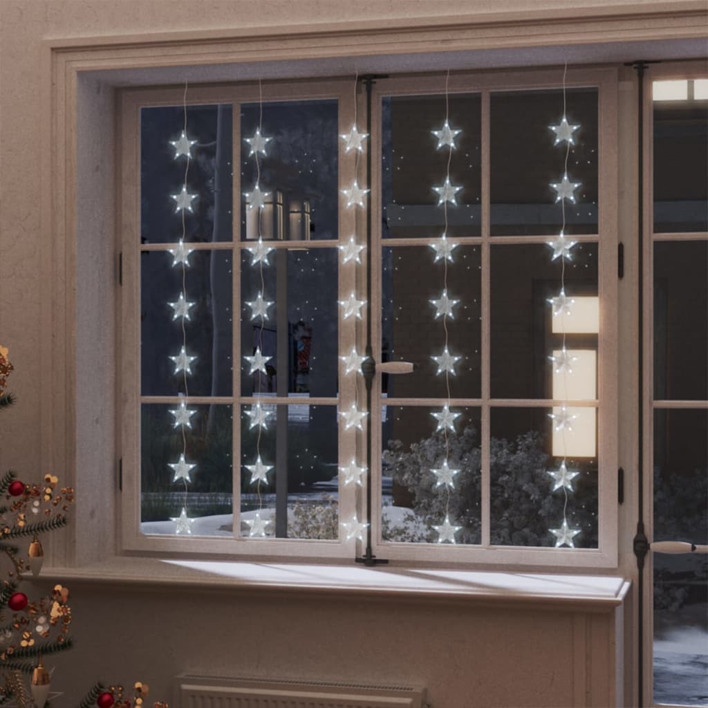 Led Star Curtain Fairy Lights 200 Led 8 Function