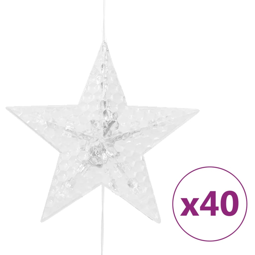 Led Star Curtain Fairy Lights 200 Led 8 Function