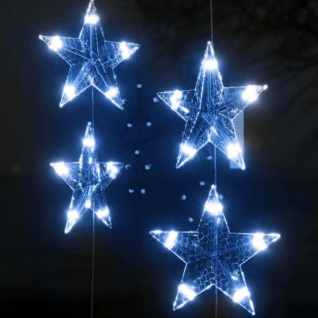 Led Star Curtain Fairy Lights 200 Led 8 Function