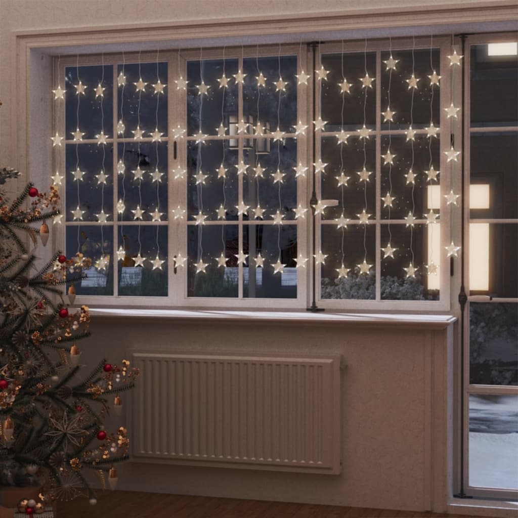 Led Star Curtain Fairy Lights 200 Led 8 Function