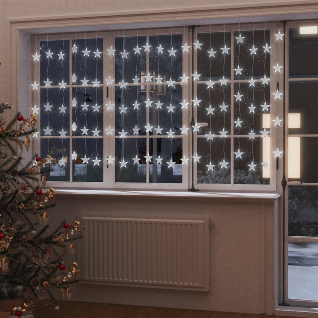 Led Star Curtain Fairy Lights 200 Led 8 Function