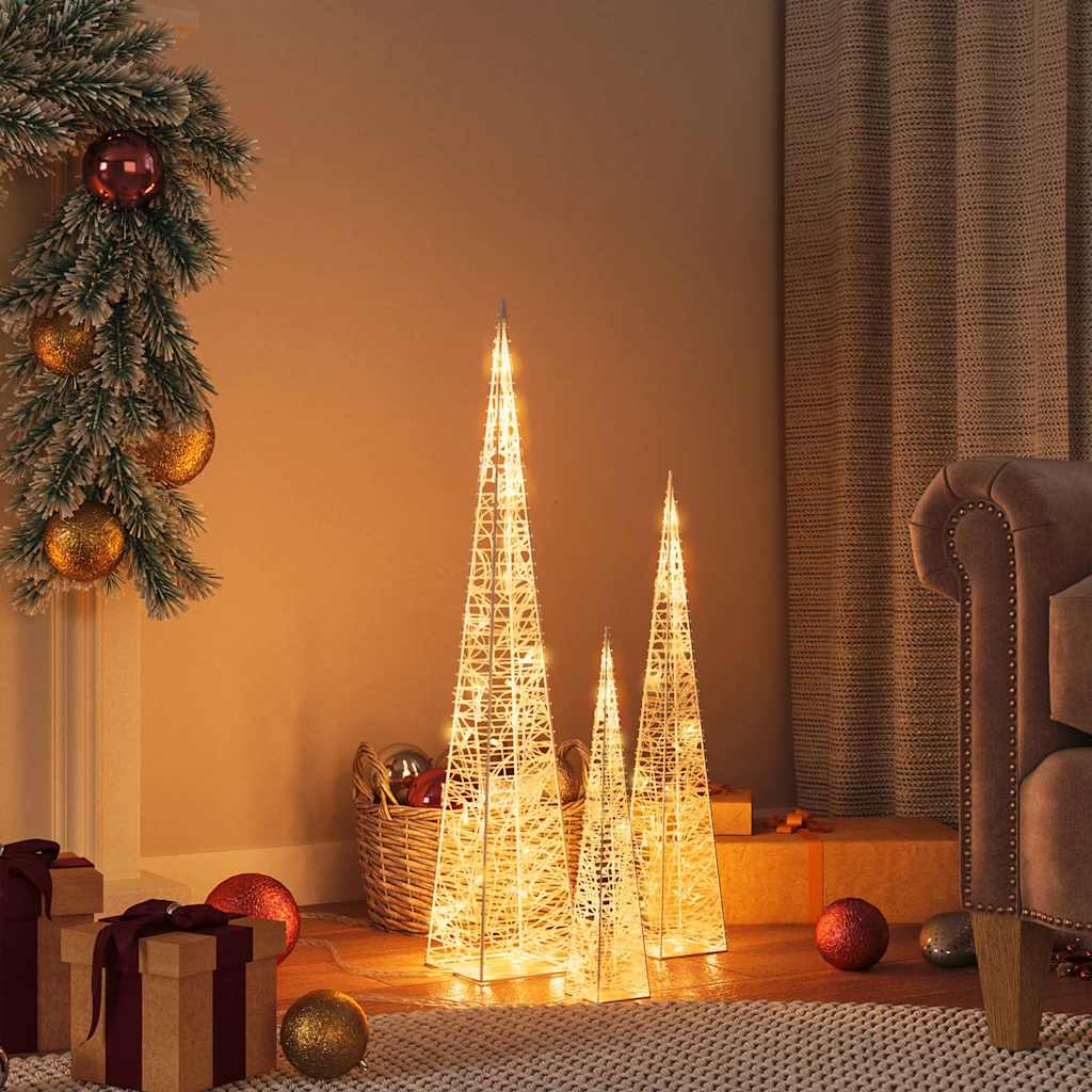 Acrylic Decorative Led Light Cone
