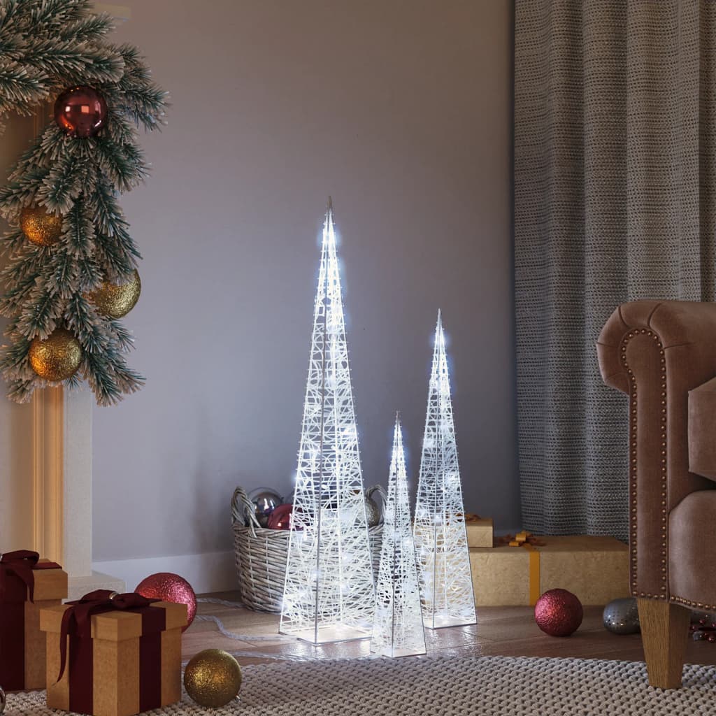 Acrylic Decorative Led Light Cone