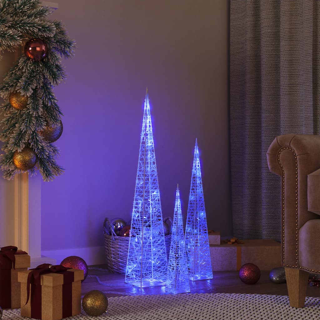 Acrylic Decorative Led Light Cone